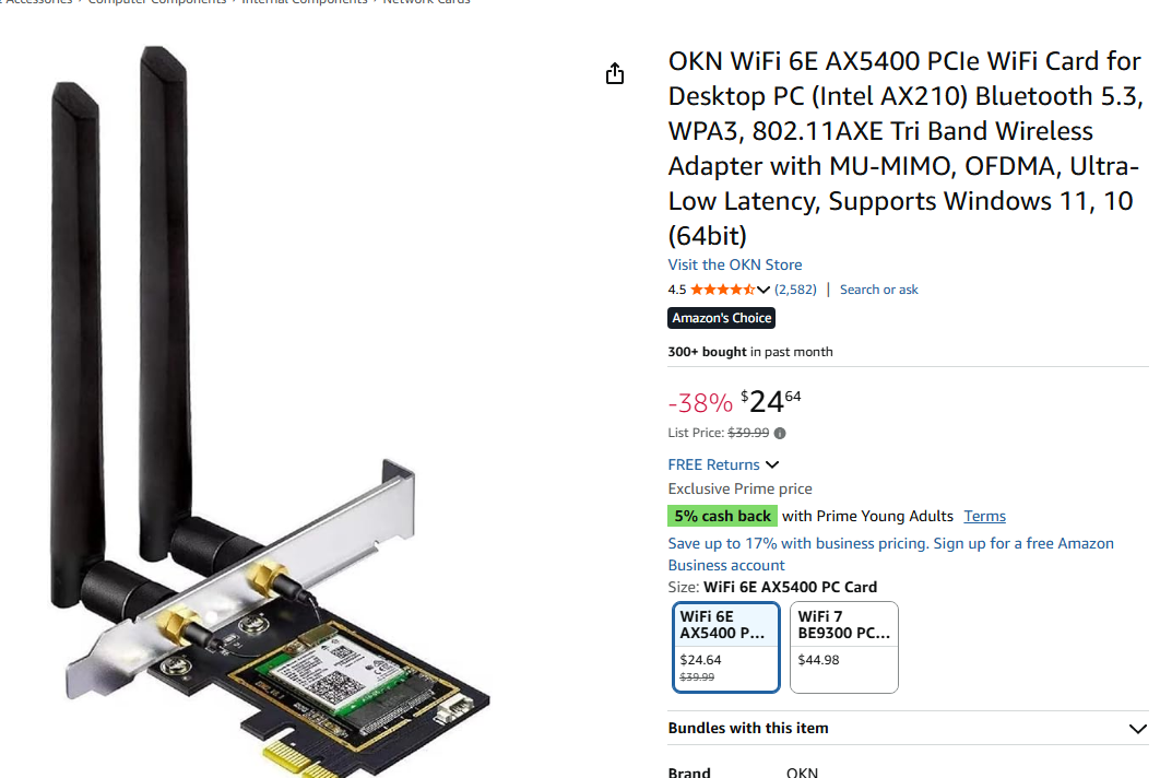 WiFi Card Purchase